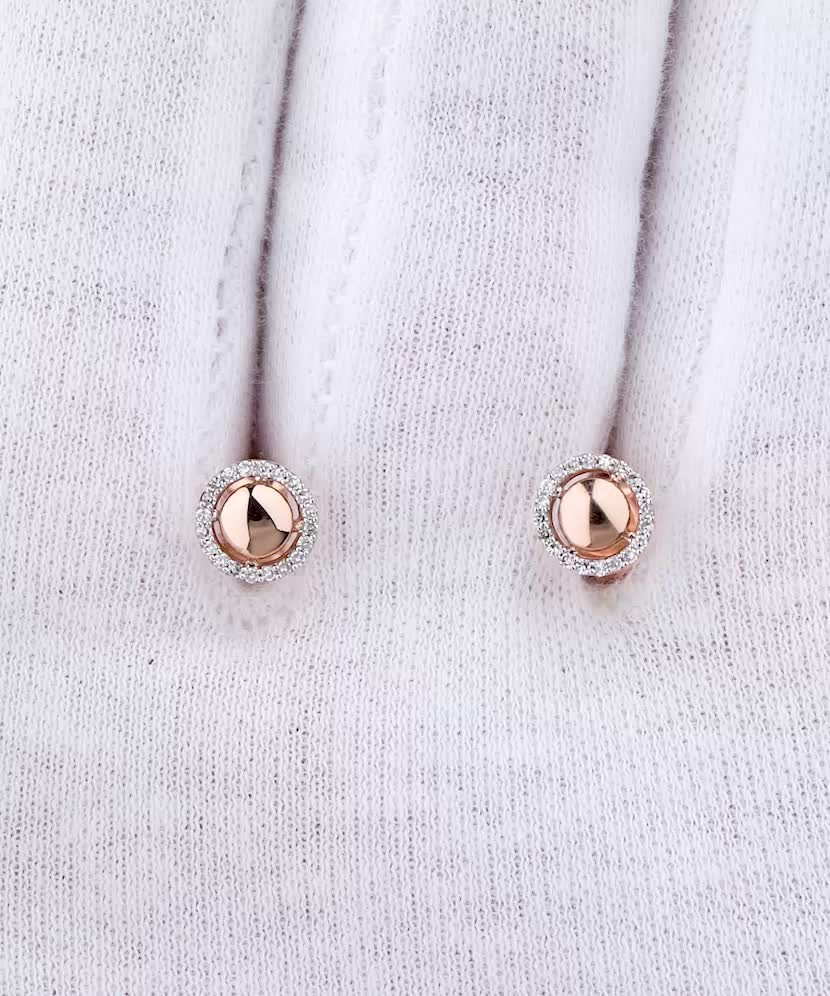 Auksiniai auskarai su briliantais - Auksiniai Auskarai su brangakmeniais - Goldinga