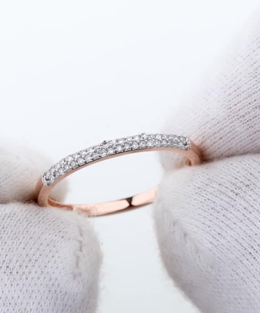 Auksinis žiedas su deimantais - Auksiniai Žiedai su brangakmeniais - Goldinga