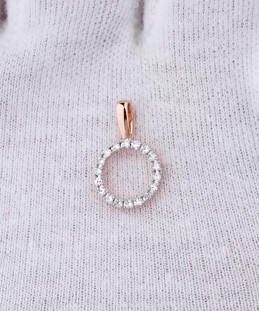 Auksinis pakabukas su deimantais  - Goldinga