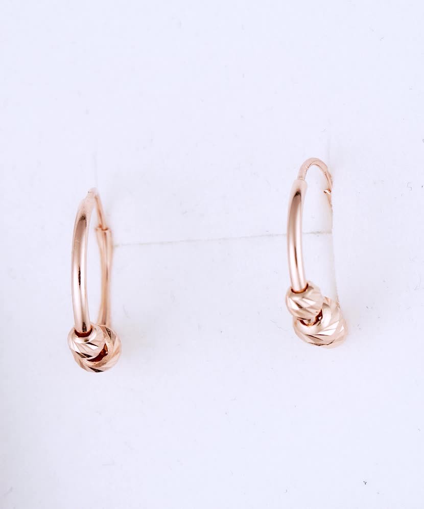 Auksiniai auskarai rinkutės 15mm - Auksiniai auskarai - Goldinga