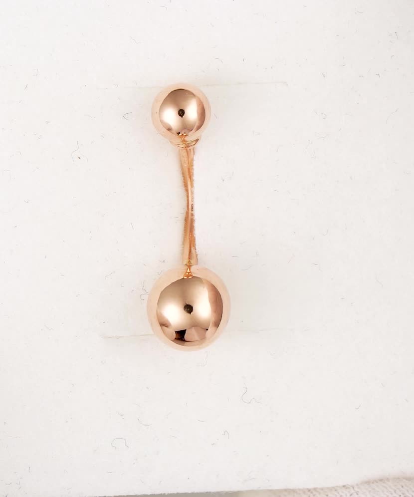 auksinis auskaras į bambą - Auskarai į bambą ir nosį - Goldinga