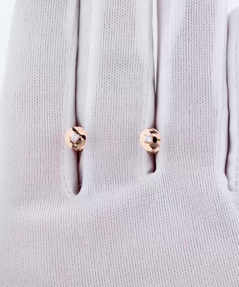 Auksiniai auskarai su cirkoniais - Auksiniai auskarai - Goldinga