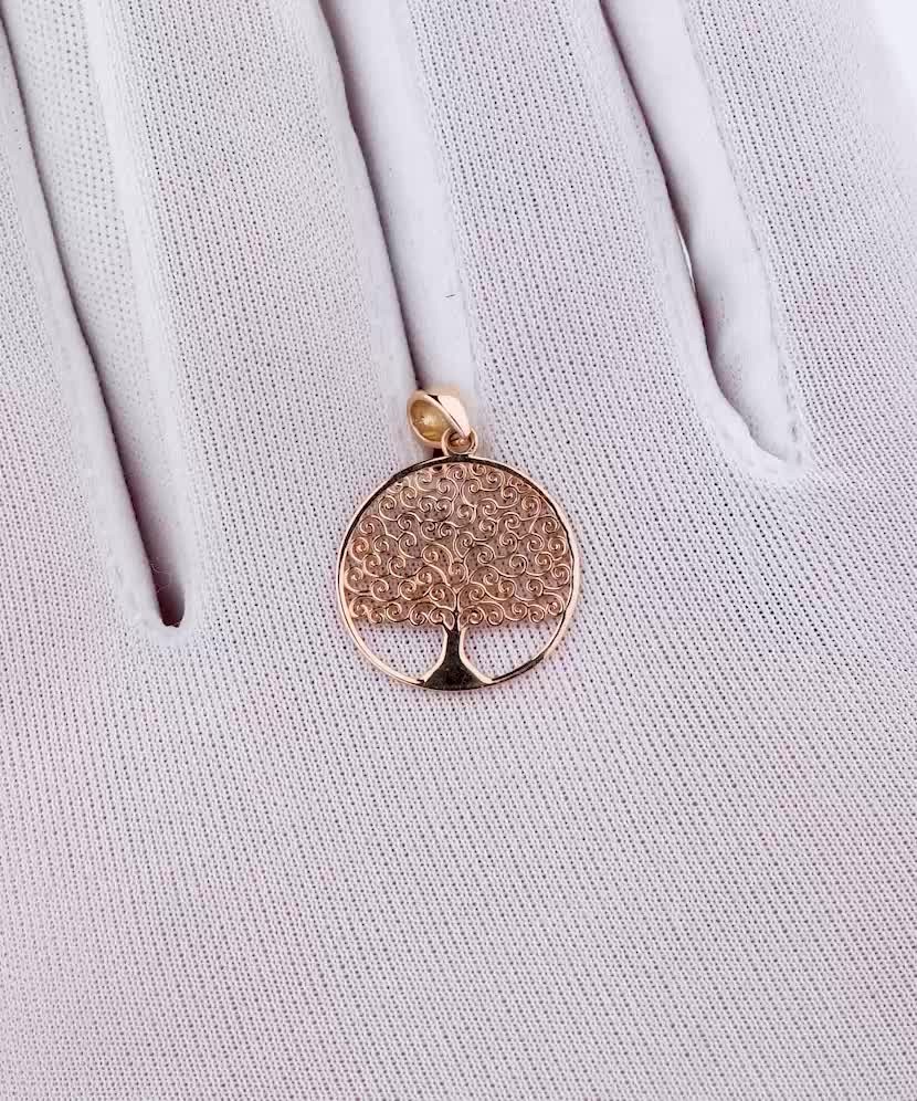 Auksinis pakabukas "Gyvybės medis" - Auksiniai pakabukai - Goldinga