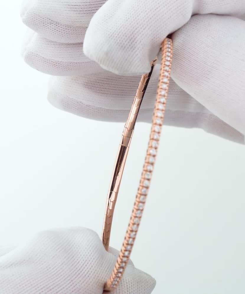 Auksinė apyrankė su briliantais - Auksinės apyrankės - Goldinga